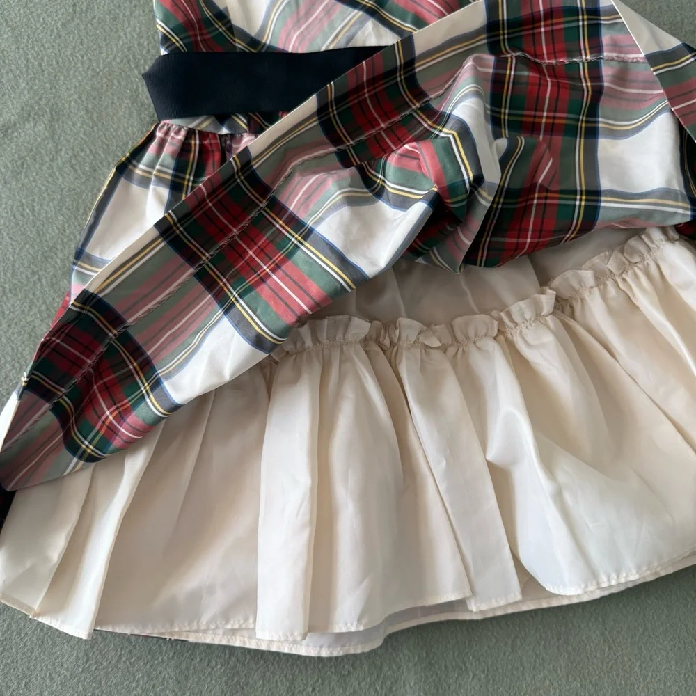 Polo Ralph Lauren Plaid Taffeta Sleeveless Dress‎ Size 3T